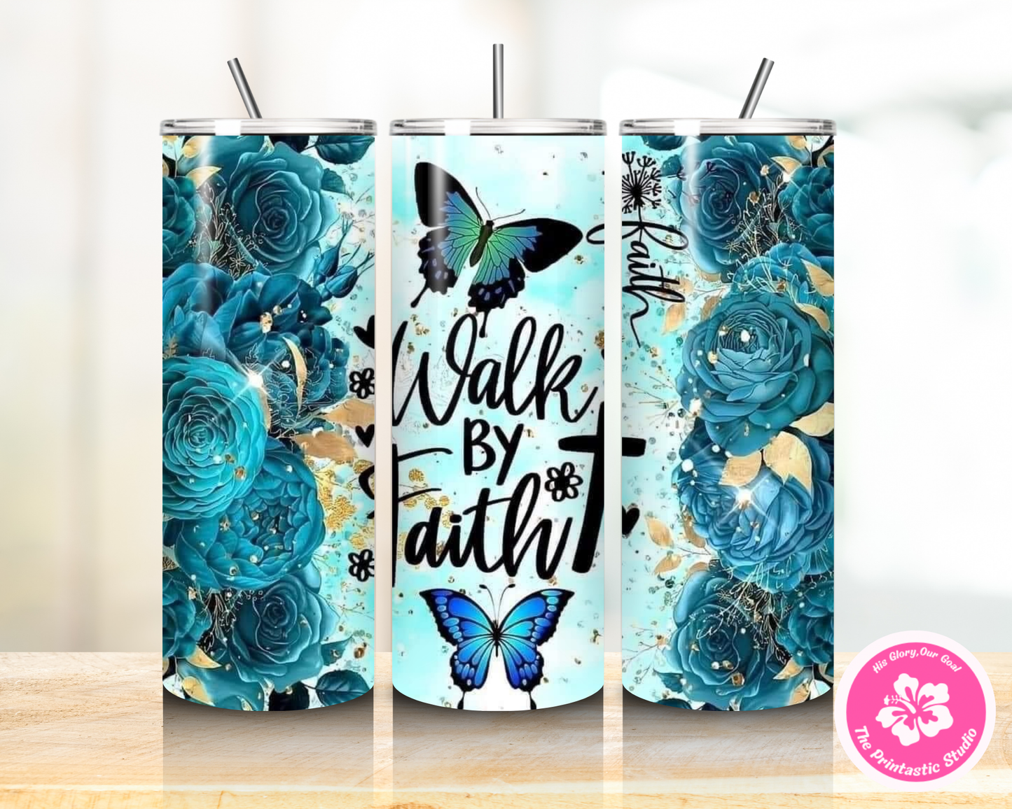 Walk By Faith - Tumbler