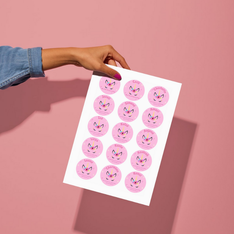 A4 Vinyl sticker sheet