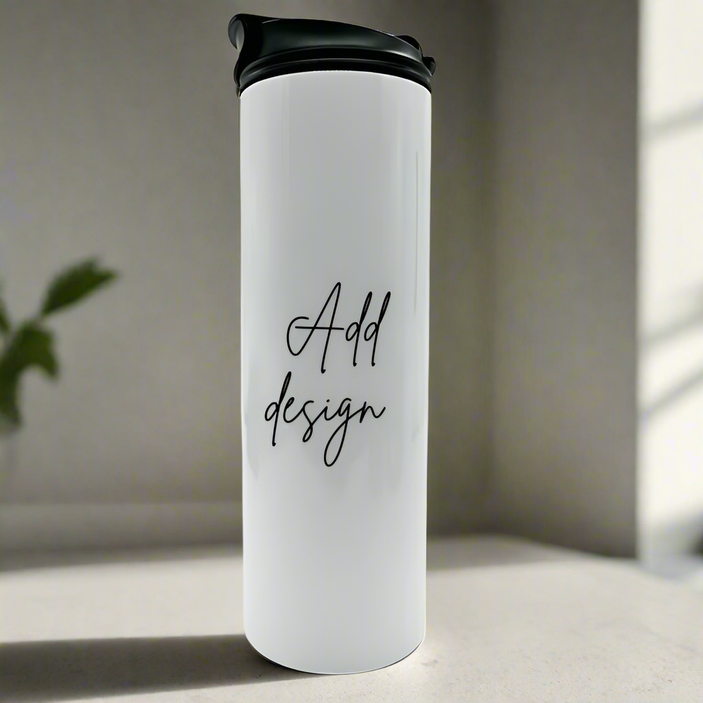 20oz Skinny Tumbler - Dual function lid - Personalized