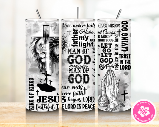 Men Bible Verse - Tumbler