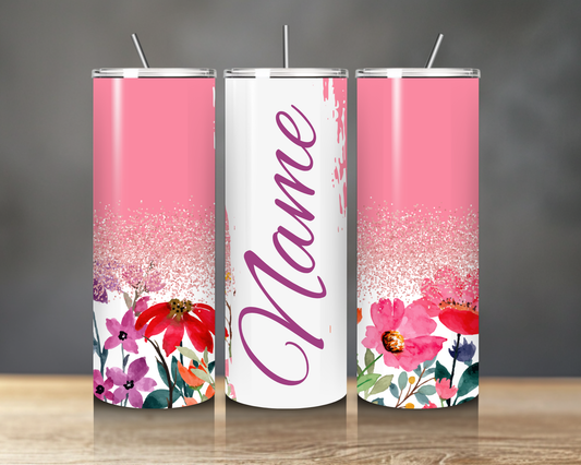 “Pienk blommetjie” - Tumbler