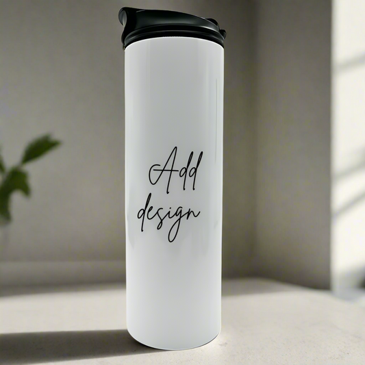 20oz Skinny Tumbler - Dual function lid - Personalized