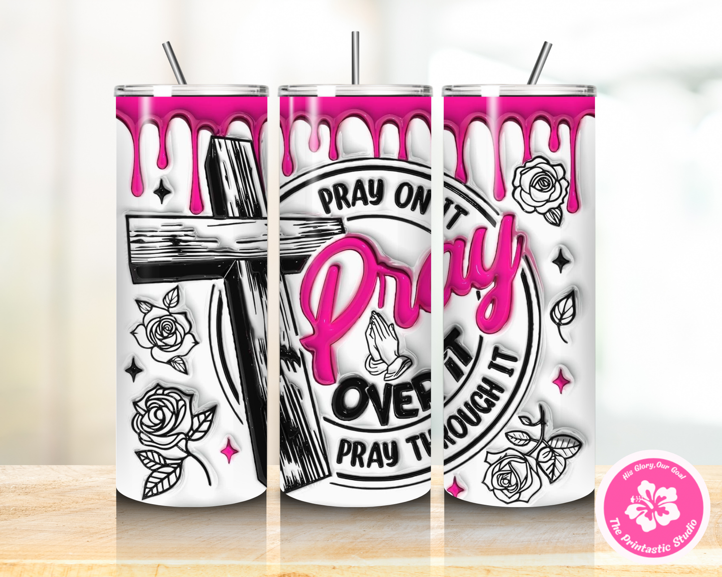 3D Pray on it - Tumbler