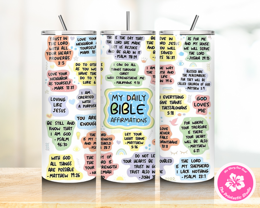 Bible Affirmations - Tumbler