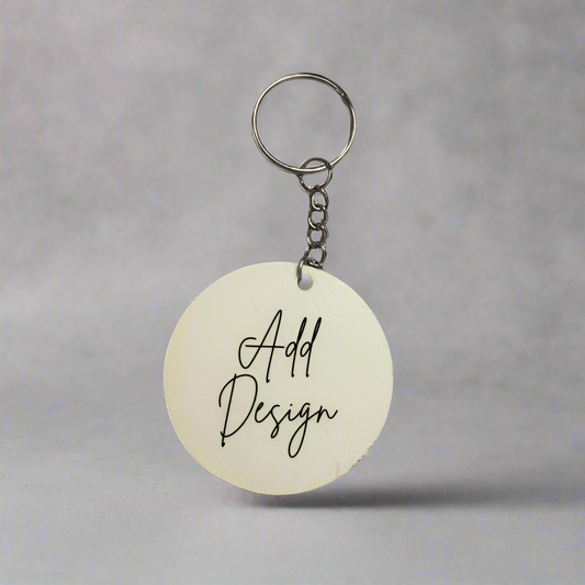 Circle Keychain - Personalized
